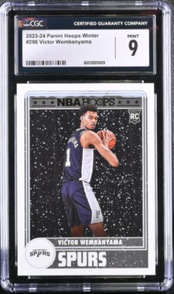 2023 Hoops Victor Wembanyama #298 CGC 9