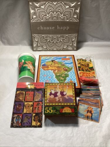 Disney The Lion King Golden 200 Piece Jigsaw Puzzle 14 x 18" Africa NIB + LOT