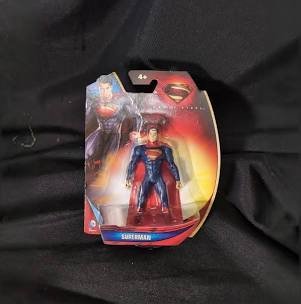 Superman Action Figure Man of Steel 4" RARE mattel DC Comics 2013