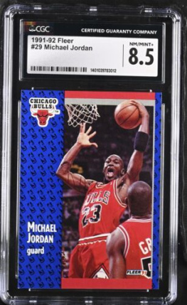 1991 Fleer Michael Jordan #29 CGC 8.5
